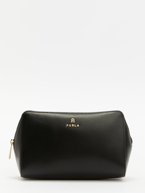 Женская косметичка FURLA, Артикул FURLA CAMELIA L COSMETIC CASE, черный | 4259422. Ракурс 1