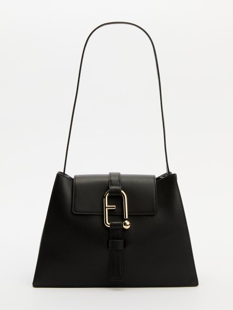 Женская сумка на плечо FURLA, Артикул FURLA NUVOLA S SHOULDER BAG, черный | 4259724. Ракурс 1 Женская сумка на плечо FURLA, Артикул FURLA NUVOLA S SHOULDER BAG, черный | 4259724. Ракурс 1