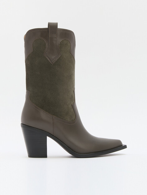 Высокие казаки TENDANCE, Артикул CLF797K-07, хаки | 4260358. Ракурс 1