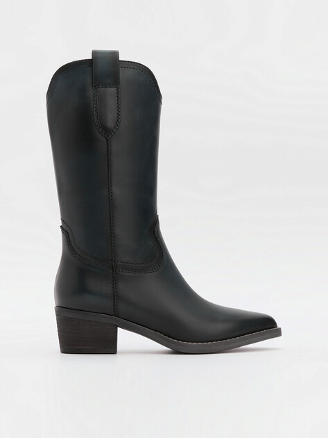 Высокие казаки TENDANCE, Артикул CLF799BL-01, темно-синий | 4260930. Ракурс 1