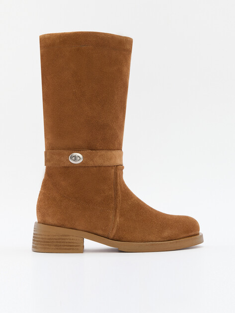 Женские полусапоги TENDANCE, Артикул CLF813K-01, светло-коричневый | 4262437. Ракурс 1