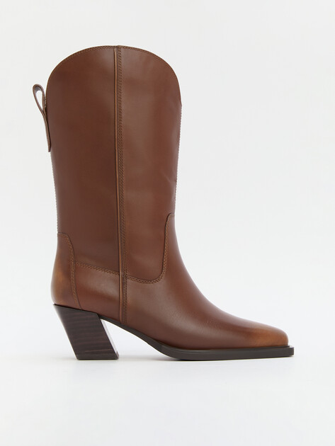 Высокие казаки TENDANCE, Артикул CLF808K-01, светло-коричневый | 4262552. Ракурс 1