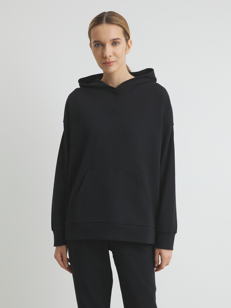 Женское худи KAPPA, Артикул 133865, черный | 4263168. Ракурс 1
