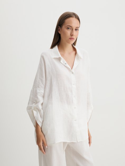 Женская рубашка MAISON DAVID, Артикул BLN922, белый | 4263330. Ракурс 1