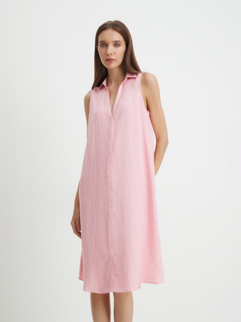 Женское платье-рубашка MAISON DAVID, Артикул BLN924, светло-розовый | 4263695. Ракурс 1