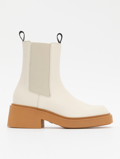 Женские челси FURLA FURLA COLLEGE, Артикул YI49FCG, молочно-белый | 4265620. Ракурс 1