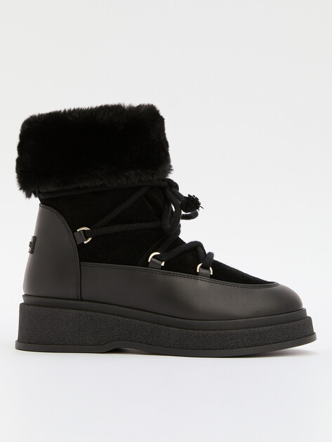 Женские ботинки FURLA FURLA WARM SKI BOOT, Артикул YI86WRM, черный | 4267069. Ракурс 1