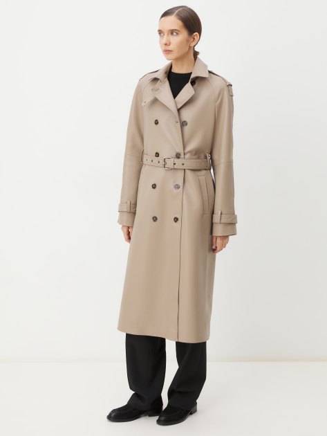 Женский плащ MAISON DAVID MARLENE, Артикул MARLENE, пыльно-бежевый | 4267232. Ракурс 1