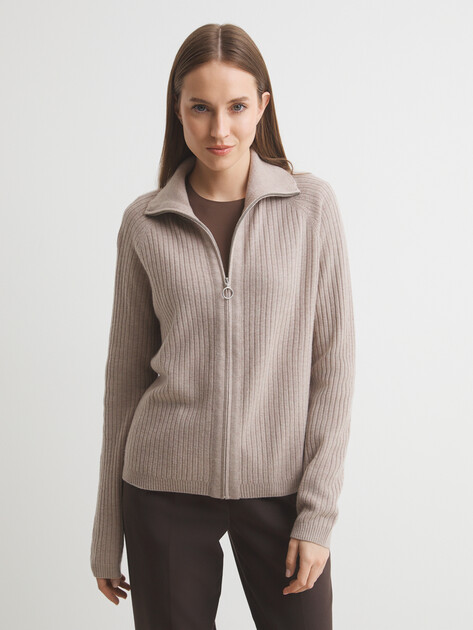 Женский кардиган MAISON DAVID, Артикул BN616-3, пыльно-бежевый | 4268693. Ракурс 1