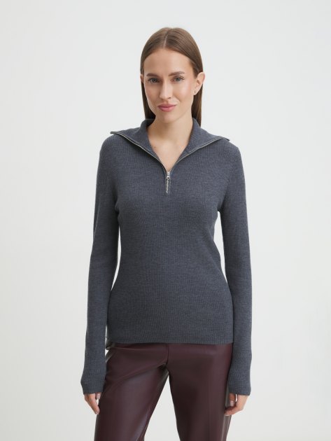 Женский джемпер MAISON DAVID, Артикул 60300M, темно-серый | 4268814. Ракурс 1