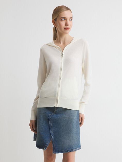 Женский кардиган MAISON DAVID, Артикул BN862, белый | 4269137. Ракурс 1