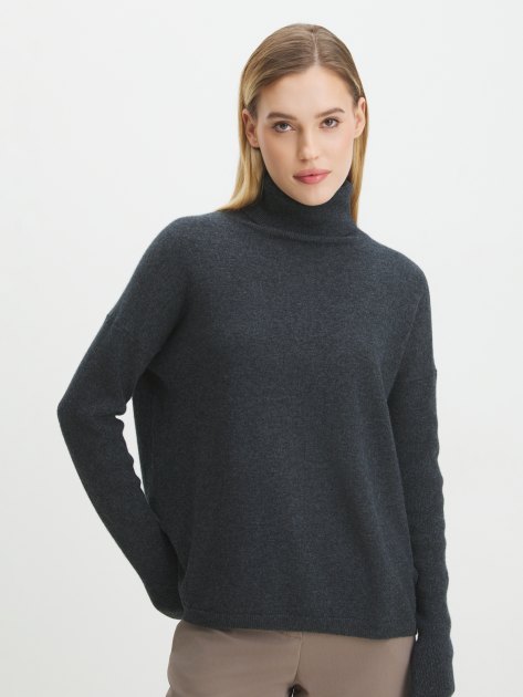 Женский свитер MAISON DAVID, Артикул 2023-176, антрацитово-серый | 4269474. Ракурс 1