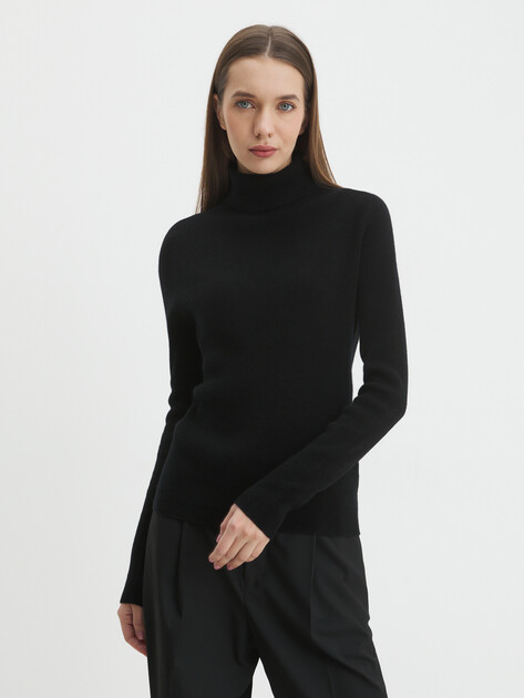 Женская водолазка MAISON DAVID, Артикул MNZ9889, черный | 4269510. Ракурс 1