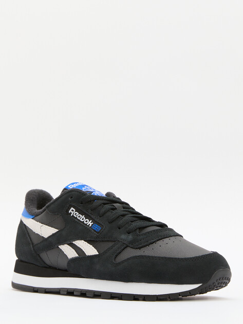 Мужские кроссовки REEBOK CLASSIC LEATHER, Артикул CLASSIC LEATHER, черный | 4271488. Ракурс 1