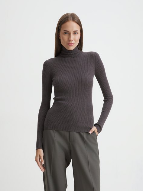 Женская водолазка MAISON DAVID, Артикул 19AW0115, коричневато-серый | 4272752. Ракурс 1