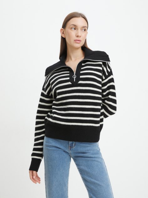 Женский свитер MAISON DAVID, Артикул QM059, черный | 4273294. Ракурс 1