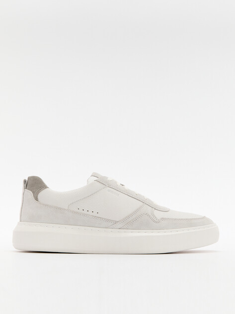 Мужские кеды GEOX U DEIVEN, Артикул U465WA, белый | 4274732. Ракурс 1