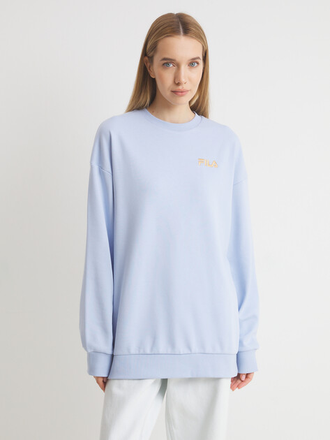 Женский свитшот FILA, Артикул 125587, светло-голубой | 4275403. Ракурс 1