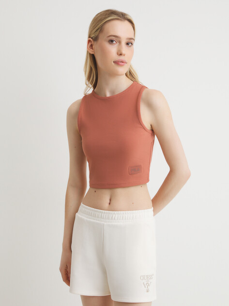 Женский топ FILA, Артикул 133368, коричнево-красный | 4275482. Ракурс 1