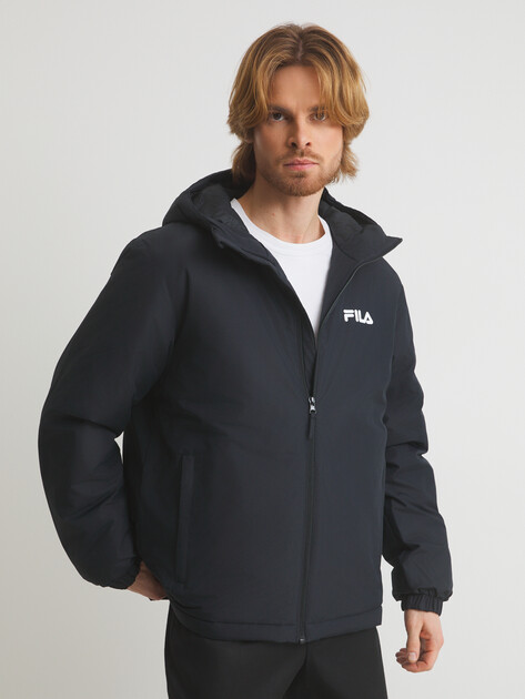Мужской пуховик FILA, Артикул 129395, черный | 4277312. Ракурс 1
