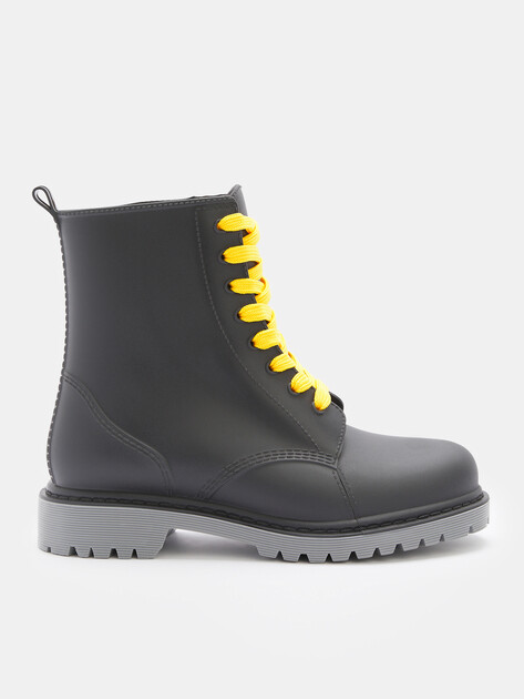 Женские резиновые ботинки TENDANCE, Артикул HVZ-20R2401004, черный | 4280084. Ракурс 1