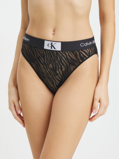 Calvin klein modern cotton high waist brief black hotsell