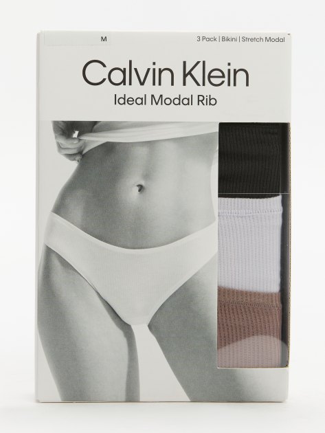 CALVIN KLEIN 3 PACK BIKINI LOW RISE DIPPED 4282087