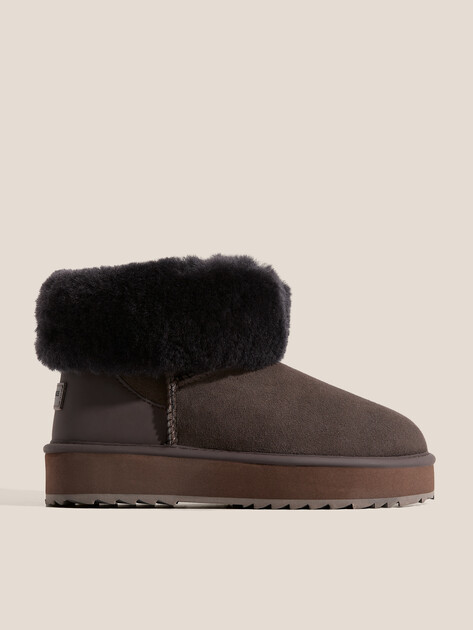 Женские угги TENDANCE, Артикул IM-RDV64, темно-коричневый | 4284499. Ракурс 1