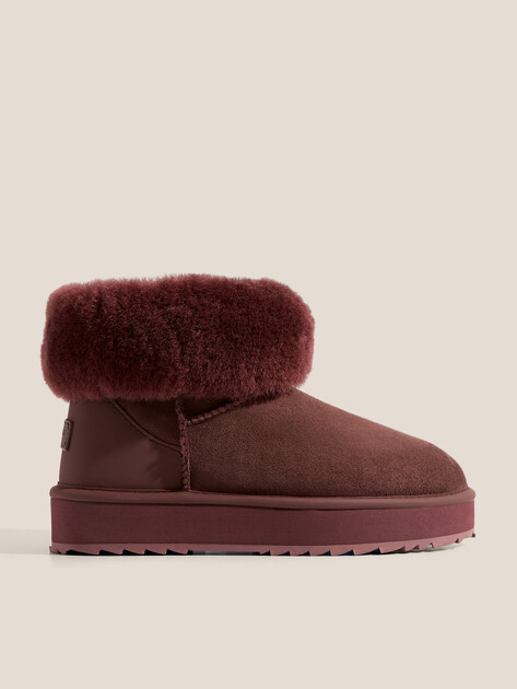 Женские угги TENDANCE, Артикул IM-RDV64, бордовый | 4284548. Ракурс 1