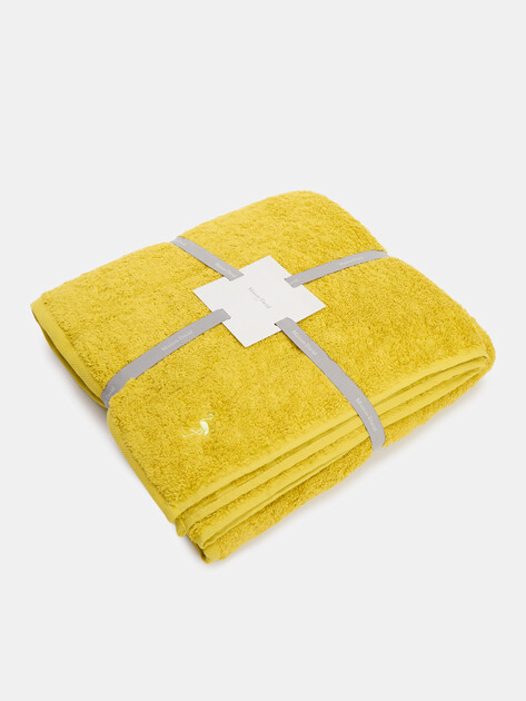 Махровое полотенце 100x150 MAISON DAVID, Артикул Charlotte 100x150 cm, желто-зеленый | 4285205. Ракурс 1
