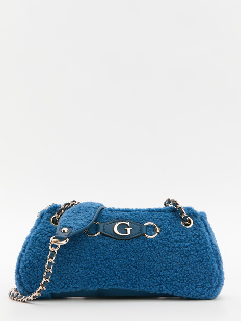 Кросс-боди GUESS ASLIA CNVTBL TOP ZIP SHLDR BAG, Артикул HWWG9532170, синий | 4286463. Ракурс 1