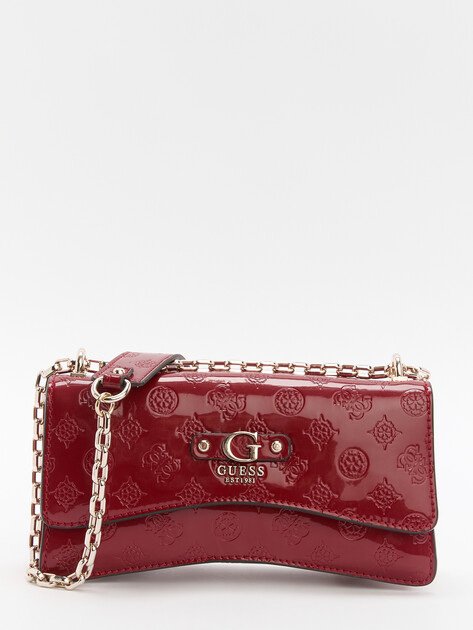 Кросс-боди GUESS GERTY CONVERTIBLE XBODY FLAP, Артикул HWTP9529210, вишневый | 4286655. Ракурс 1