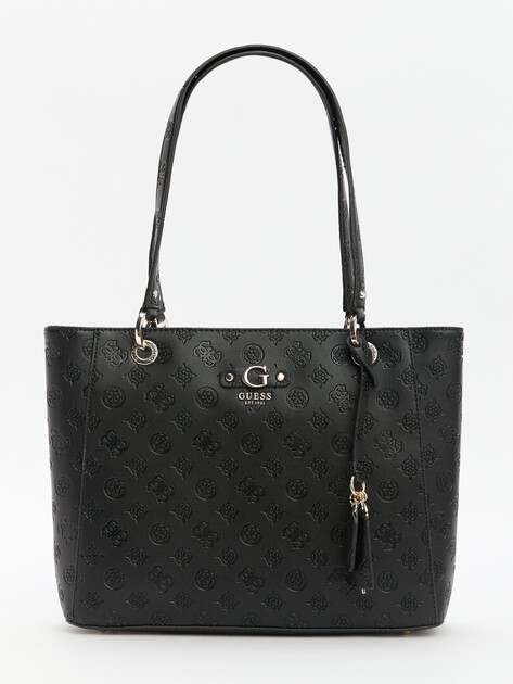 Женский тоут GUESS GERTY NOEL TOTE, Артикул HWPD9529250, черный | 4286658. Ракурс 1