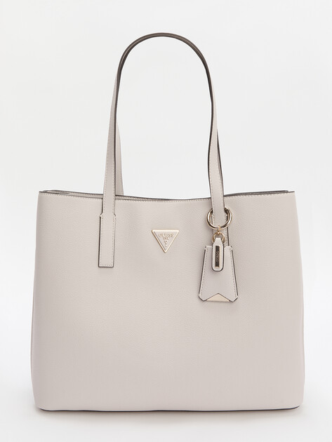 Женский тоут GUESS MERIDIAN GIRLFRIEND TOTE, Артикул HWBG8778230, бледно-серый | 4286723. Ракурс 1