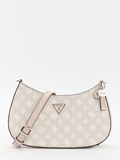 Женская сумка на плечо GUESS NOELLE TOP ZIP SHOULDER BAG, Артикул HWPG7879180, бежево-розовый | 4286725. Ракурс 1 Женская сумка на плечо GUESS NOELLE TOP ZIP SHOULDER BAG, Артикул HWPG7879180, бежево-розовый | 4286725. Ракурс 1
