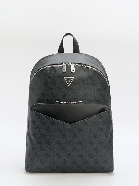 Мужской рюкзак GUESS SIENA DOUBLE COMPARTMENT BACKP, Артикул HMSILOP5108, черный | 4287846. Ракурс 1