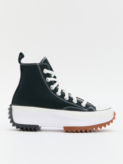 Высокие кеды CONVERSE RUN STAR HIKE, Артикул 166800, черный | 4288067. Ракурс 1