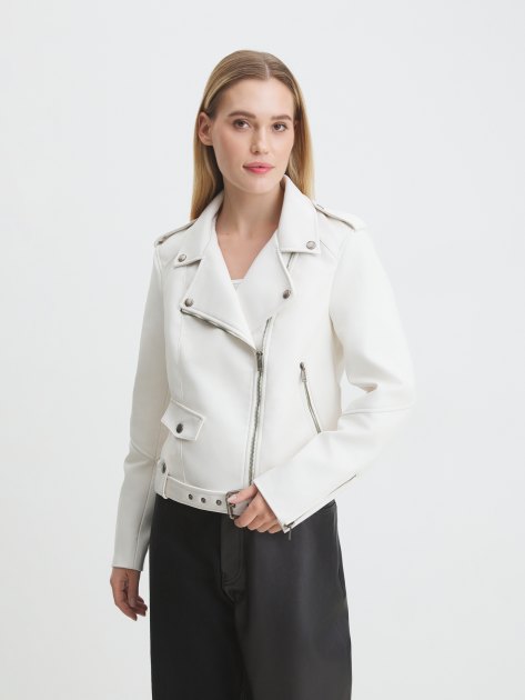 Женская косуха MAISON DAVID, Артикул DEBBY, молочно-белый | 4288525. Ракурс 1