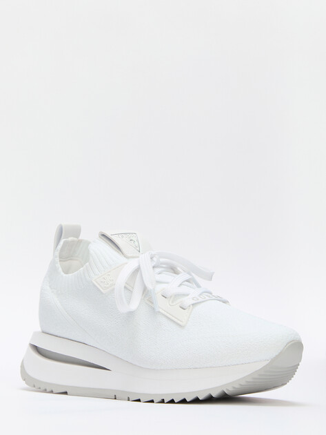 Женские кроссовки-носки GUESS ESTI, Артикул FLPESTFAB12, белый | 4293351. Ракурс 1