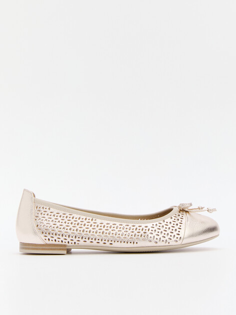 Балетки CAPRICE KENDRA, Артикул 9-9-22185-42, золотой | 4294875. Ракурс 1