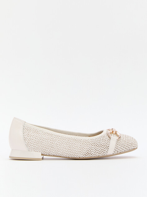 Балетки CAPRICE VANNY, Артикул 9-9-22503-42, молочно-белый | 4295026. Ракурс 1