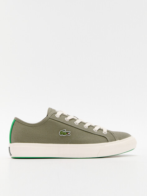 Мужские кеды LACOSTE BACKCOURT 125 3 CMA, Артикул 749CMA0033, хаки | 4299128. Ракурс 1