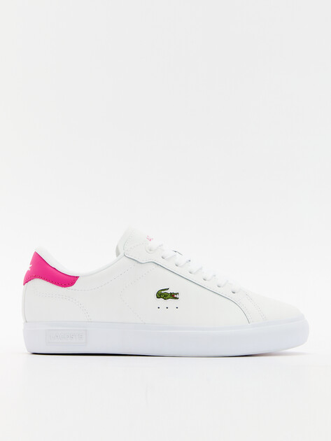 Женские кеды LACOSTE POWERCOURT 125 2 SFA, Артикул 749SFA0086, белый | 4300228. Ракурс 1