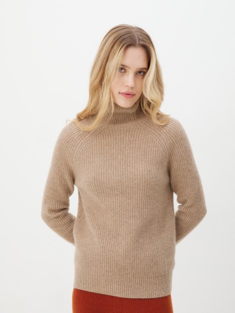 Женский свитер MAISON DAVID, Артикул 202077060, темно-бежевый | 4300937. Ракурс 1
