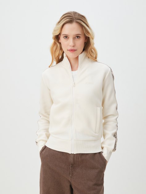 White full zip sweatshirt online