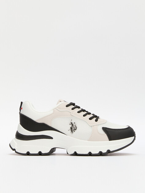 Женские кроссовки U.S.POLO ASSN. LEAH GLB 5FX, Артикул 101937922, белый | 4302138. Ракурс 1