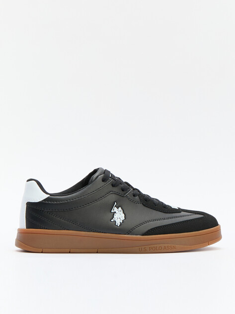 Женские кеды U.S.POLO ASSN. VALE WMN GLB 5FX, Артикул 101937999, черный | 4302422. Ракурс 1