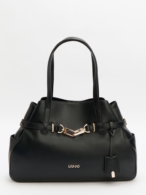 Женский тоут LIU∙JO ECS L TOTE, Артикул AA5046, черный | 4306147. Ракурс 1