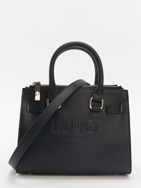 Женская сумка с ручками LIU∙JO S SATCHEL, Артикул AA5150, черный | 4306499. Ракурс 1