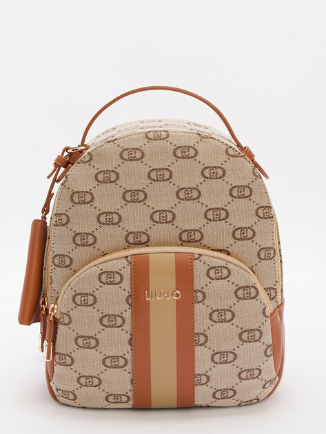 Женский рюкзак LIU∙JO, Артикул AA5157, бежевый | 4308209. Ракурс 1